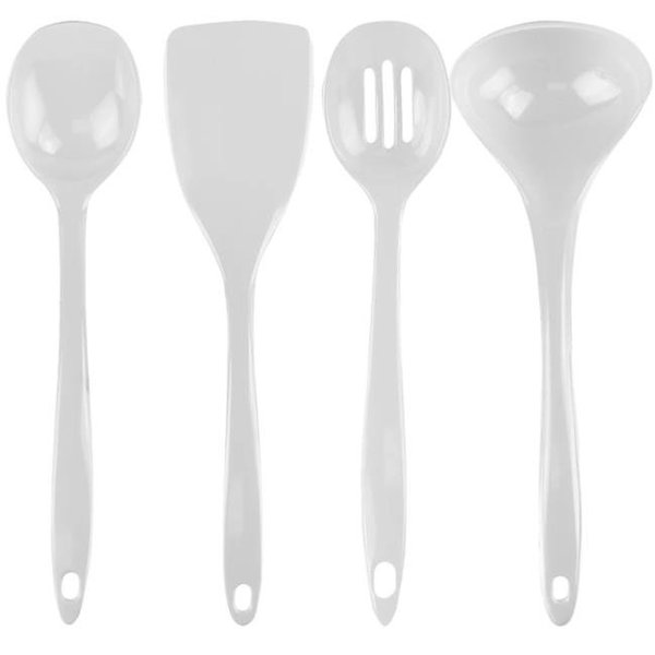 Reston Lloyd Reston Lloyd 81300 4pc Melamine Utensil Set  White 81300